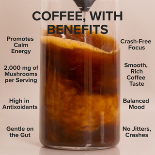 Mushroom Coffee with Lion’s Mane, Reishi, Chaga & L-Theanine (30 servings)