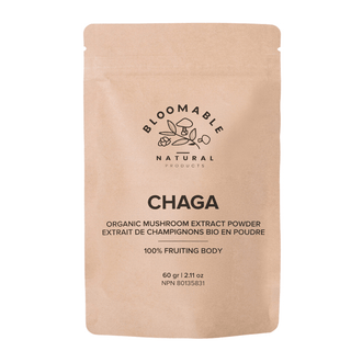 Chaga Mushroom Extract Powder (60 gr) - Bloomable Natural Products