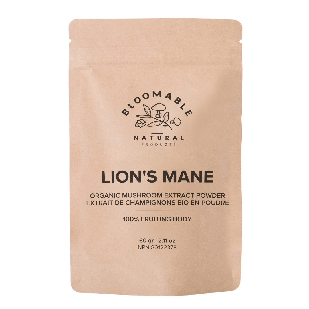 Lion's Mane Mushroom Extract Powder (60 gr) - Bloomable Natural Products